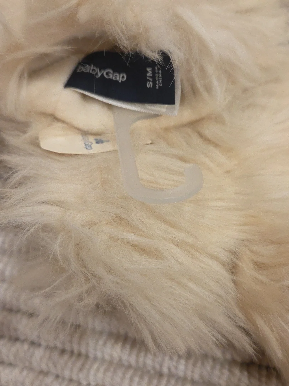 Baby Gap Faux Fur Mittens Size S/M